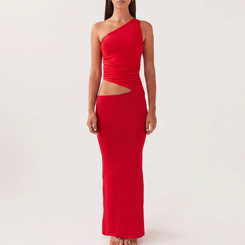 Sleeveless Slim Fit Maxi Dress