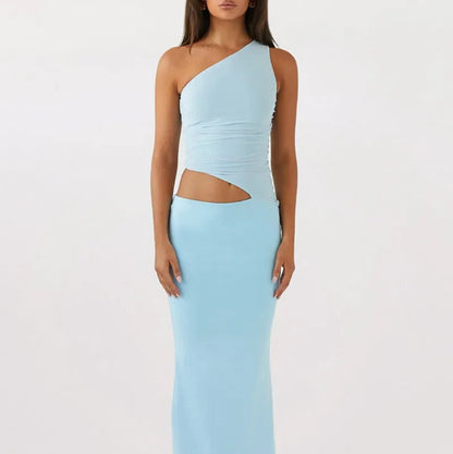 Sleeveless Slim Fit Maxi Dress