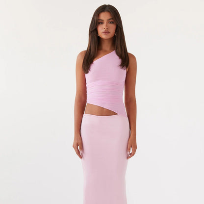 Sleeveless Slim Fit Maxi Dress