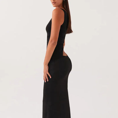 Sleeveless Slim Fit Maxi Dress